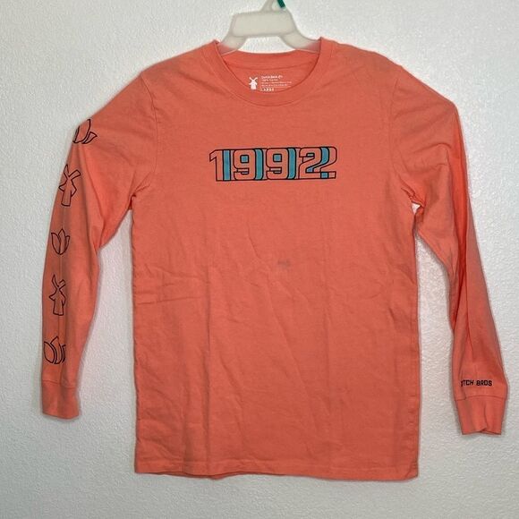 DUTCH BROS Women’s 1992 Long Sleeves Light Orange T Shirt Size L - Picture 1 of 6